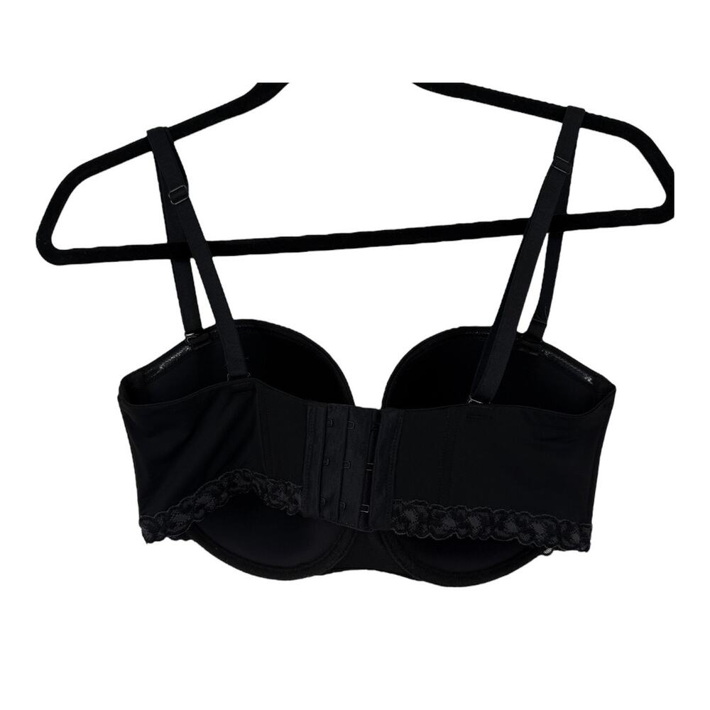 Natori 729080 Pure Luxe Strapless contour underwire bra black size 34G - Picture 4 of 8